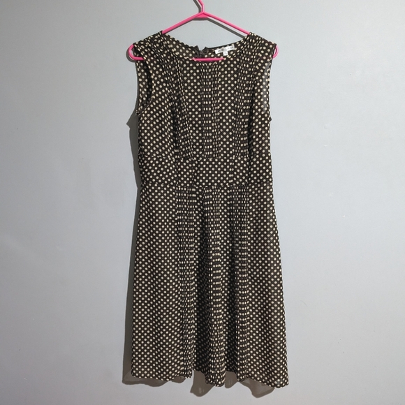 Sandra Darren brown sleeveless dress size 12 - Picture 1 of 13